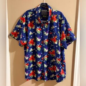 DIXXON x Snap-On Tools Limited Edition Tropical Floral Tools Button-Up Shirt 2X